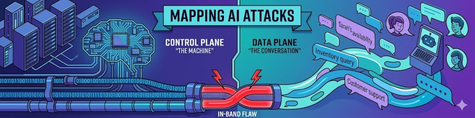 Mapping AI Attacks - Why control plane vs. data plane matters